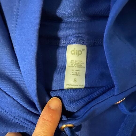 DIP brand blue hoodie size S - Picture 3 of 3